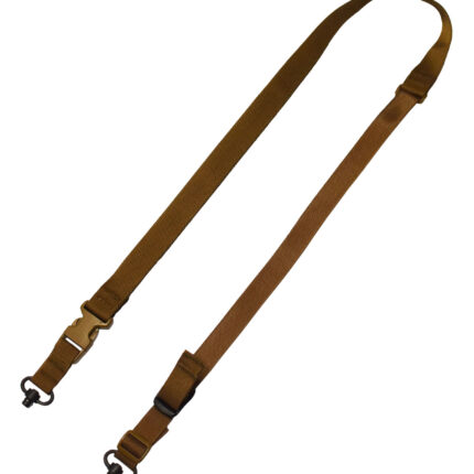 Tacshield T6040CY Tactical Sling Coyote Tan Webbing Two-Point/Fast Adjust Rifle/Shotgun