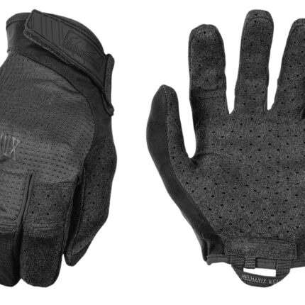 Mechanix Wear MSV55008 Specialty Vent Covert Black Suede Small Velcro Closure