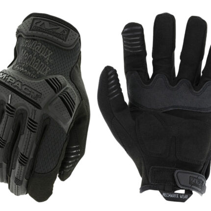 Mechanix Wear MPT-55-010 M-Pact Covert Black Synthetic Leather/Armortex Large