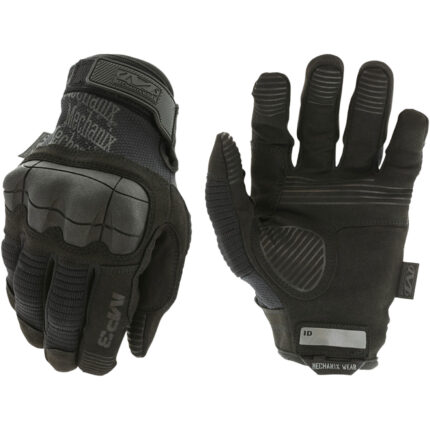 Mechanix Wear MP355011 M-Pact 3 Black Synthetic Leather XL Velcro Closure
