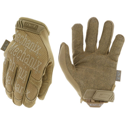Mechanix Wear MG72008 Original Coyote Synthetic Leather Small Velcro Closure