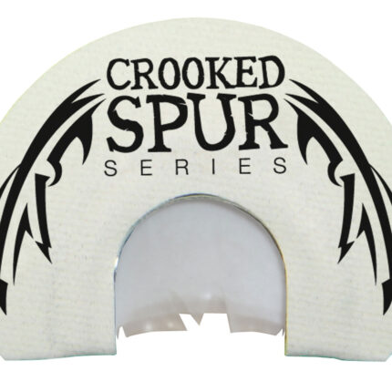 Foxpro CSMOUTHWHTSLASH Crooked Spur V-Cut Slash Diaphragm Call Triple Reed Turkey Sounds Attracts Turkeys White