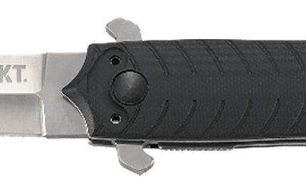 CRKT 2265 Xolotl  3.64" Folding Spear Point Plain Satin 4116 Stainless Steel Blade/Black G10 Handle Includes Pocket Clip