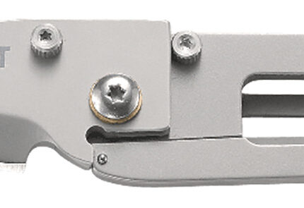 CRKT 5500 K.I.S.S.  2.25" Folding Tanto Plain Bead Blasted 3Cr13MoV SS Blade/Bead Blasted Stainless Steel Handle Includes Pocket Clip