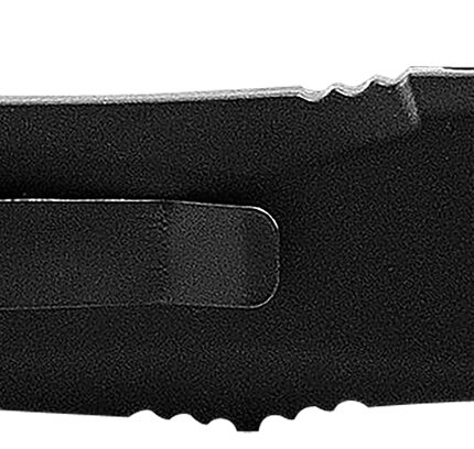 Templar Knife LBR231 Gen II Large 3.50" OTF Tanto Plain Black Oxide Stonewashed 440C SS Blade,, 5.25" Black Aluminum/Rubber Handle, Glass Breaker
