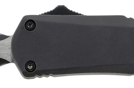 Templar Knife SBR131 Gen II  Small 2.69" OTF Dagger Plain Black Oxide Stonewashed 440C SS Blade, 4.31" Black Aluminum/Rubber Handle, Glass Breaker