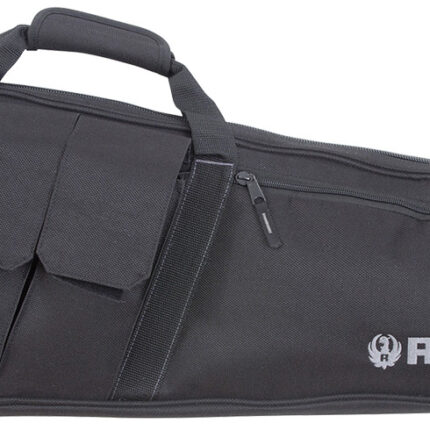 Ruger 27932 Defiance Tactical Rifle Case  42" Black Endura with Ruger Logo, Carry Handle, Knit Lining, Mag Pocket, Accessory Pockets & Lockable Zipper