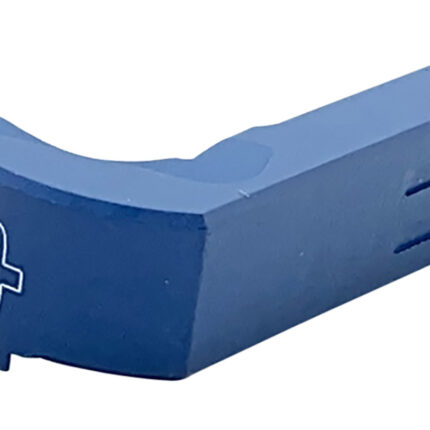 Cross Armory CRGMCBL Mag Catch  Extended Compatible w/Glock Gen1-3/P80 Blue Anodized Aluminum