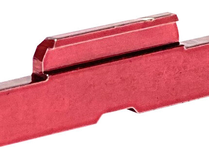Cross Armory CRG5SLRD Slide Lock  Extended Compatible w/Glock Gen1-5/P80 Red Steel