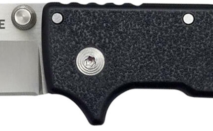 Cold Steel CS62K1 SR1 Lite 4" Folding Clip Point Plain 8Cr13MoV SS Blade/Black Griv-Ex Handle Includes Pocket Clip