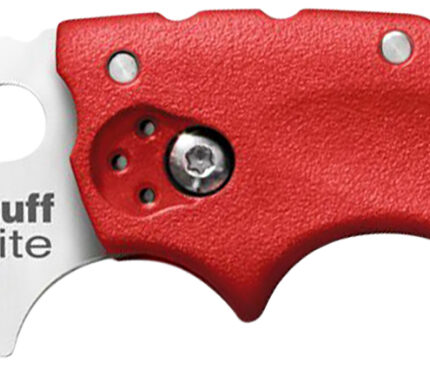 Cold Steel CS20LTR Tuff Lite  2.50" Folding Clip Point Plain AUS-8A SS Blade/Red Griv-Ex Handle Includes Pocket Clip