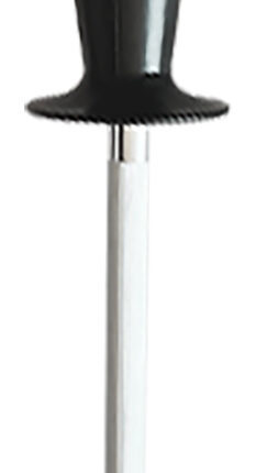 AccuSharp 032C Sharpening Steel 9" Black Overmolded Rubber Handle Steel