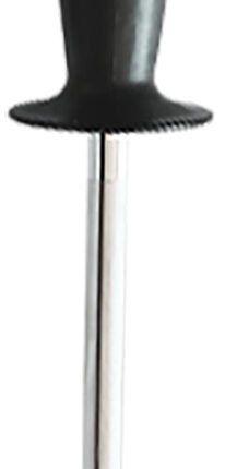 AccuSharp 034C Sharpening Steel  9" Diamond Steel Black Overmolded Rubber Handle Steel