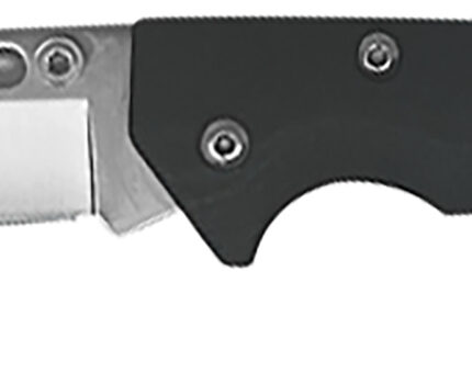 AccuSharp 711C Lockback  3" Folding Clip Point Plain Stainless Steel Blade/Black FRN Handle Includes Allen Wrench