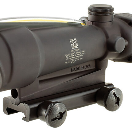 Trijicon 100143 ACOG  Matte Black 3.5x 35mm Illuminated Amber Chevron .308/7.62 BDC Reticle