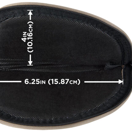 Allen 726 Pistol Case  6" Long Earth Tone Holds Handgun Endura