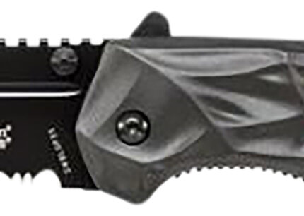 Smith & Wesson Knives SWBLOP3CP Black Ops  3.40" Folding Tanto Plain 4034 SS Blade Aluminum Handle Includes Pocket Clip