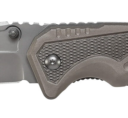 Smith & Wesson Knives SWP11GCP M&P Rescue 3.79" Folding Tanto Plain 7Cr15MoV SS Blade Aluminum Handle Includes Pocket Clip