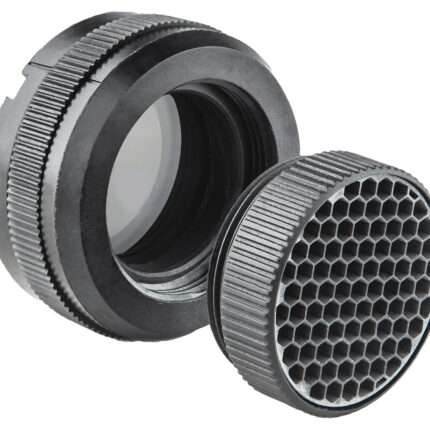 Meprolight USA 5626090000 Polarizer/Flash Guard Kit  Rifle Black Compatible w/ Mepro M21