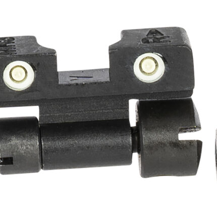 Meprolight USA 227703101 Tru-Dot Adjustable Sights  Green Tritium White Outline Front Sight-Green Tritium White Outline Rear Sight Smith & Wesson K/L/N Frames