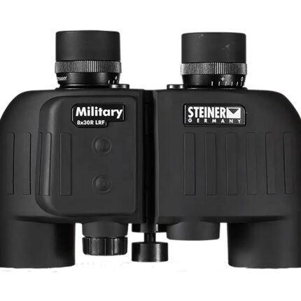 Steiner 2680 M830r Laser Rangefinder 8x 30mm Mil Radian Ranging Reticle, Floating Prism Auto Focus, Black Makrolon w/Rubber Armor