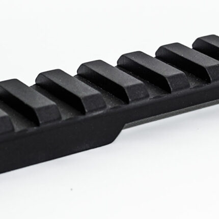 Talley P00252412 Picatinny Rail  Picatinny Black Anodized Aluminum Fits Browning T-Bolt 0 MOA