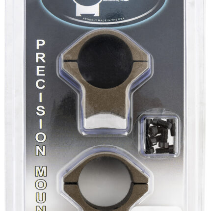 Talley HC930735 Scope Mount/Ring Combo  Burnt Bronze Aluminum 1" Tube X-Bolt Low Rings Short/Long Action 0 MOA