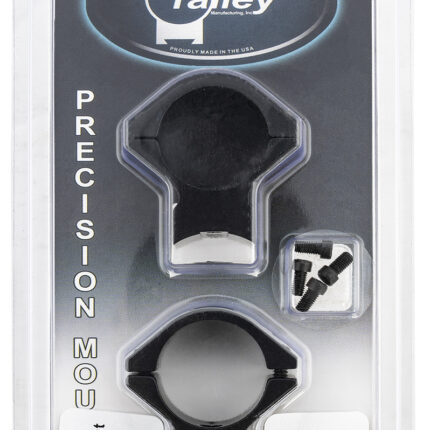 Talley 930700LM Scope Mount/Ring Combo  Black Anodized Aluminum 1" Tube Remington 700/721/722/725/40X Low Rings Long Action 20 MOA