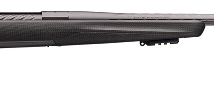 Browning 035543299 X-Bolt Pro Long Range 6.8 Western 3+1 26" Skip Fluted Heavy Barrel, Recoil Hawg Muzzle Brake, Spiral Fluted Bolt, Carbon Gray Elite Cerakote, Natural Carbon Fiber Stock
