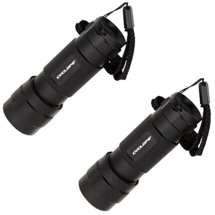 Cyclops CYCFL142PK 14 LED Flashlight Black Anodized 80 Lumens White 14 LED