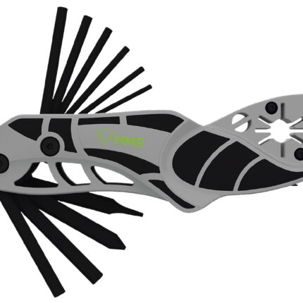 HME HMEATWRBH 14-In-1 Archery  Black/Gray Metal Folding