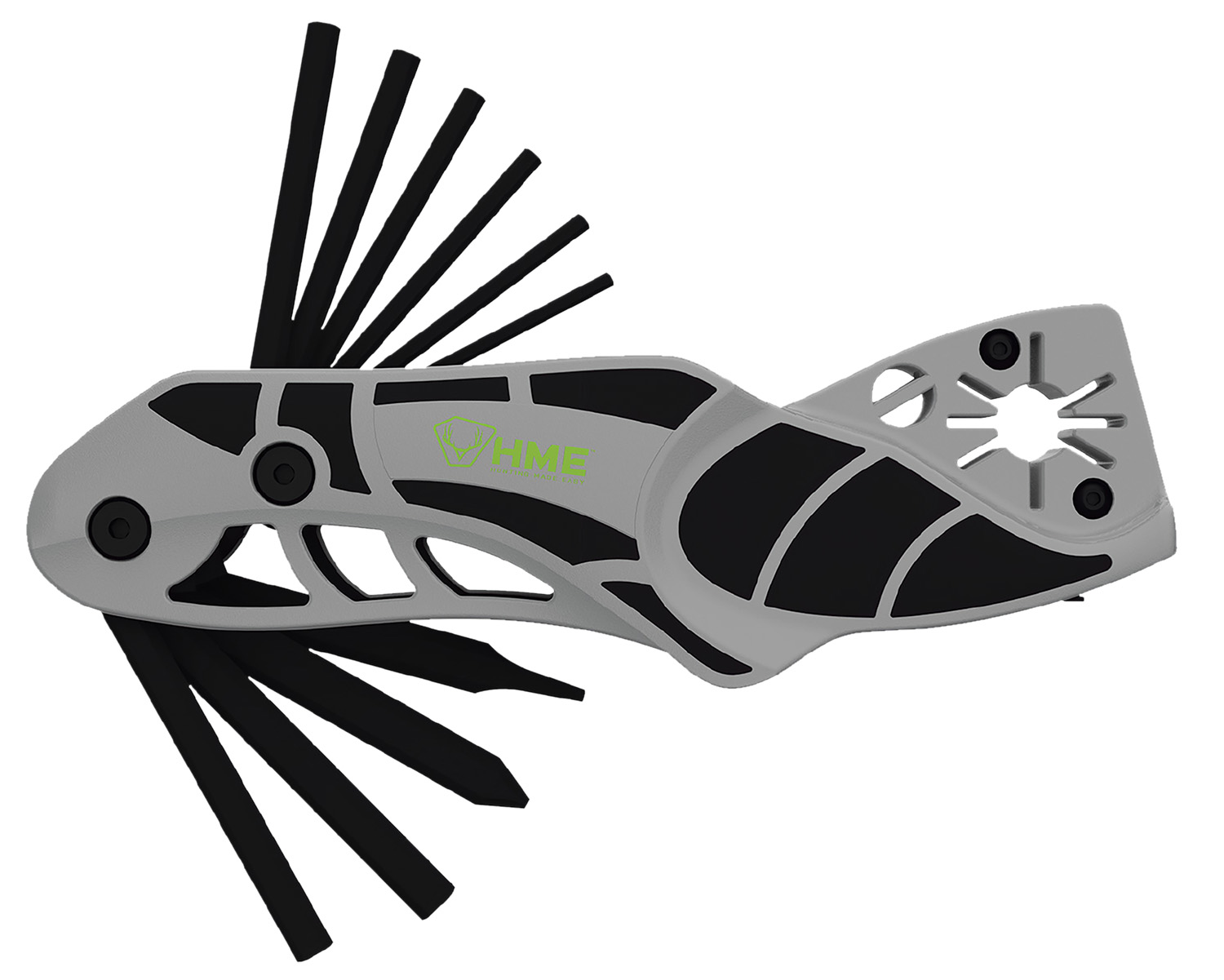 HME HMEATWRBH 14-In-1 Archery Black/Gray Metal Folding