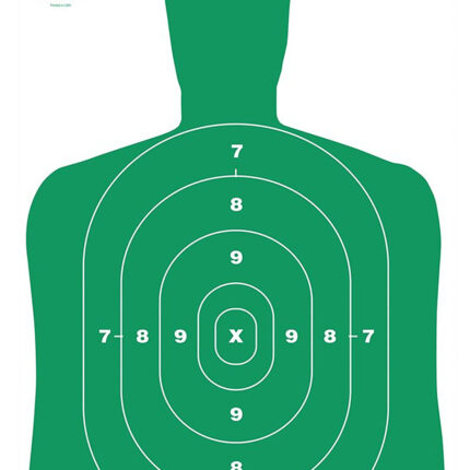 Birchwood Casey 37010 EZE-Scorer BC-27 Silhouette Paper Target 12" x 18" 100 Per Pkg