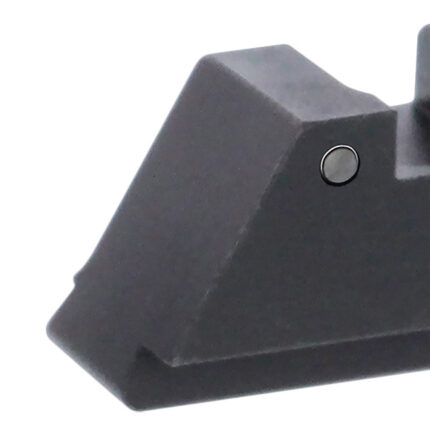 AmeriGlo GL452 Optic Compatible Sight Set for Glock  XL Tall Green Tritium Orange Outline Front Sight-Green Tritium Black Outline Rear Sight