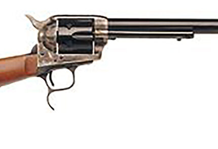 Cimarron MP419 Revolving Carbine  Full Size 45 Colt (Long Colt) 6 Shot 18" Blued Stainless Steel Barrel, Color Case Hardened Stainless Steel Receiver, Walnut Shoulder Stock, Right Hand