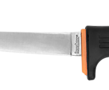 Kershaw 1257X Clearwater  7" Fixed Fillet Plain Satin 420J2 SS Blade Black Co-polymer Handle Includes Sheath