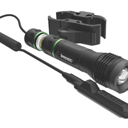 iProtec 665 LG 250 250 Lumen Green Firearm Light with Long Gun Mount Black Anodized 25/250 Lumens Green LED Light