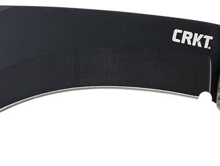 CRKT 2742 KUK  10.56" Fixed Recurve Plain Black Powder Coated 65Mn Carbon Steel Blade/Black Textured GRN Handle Includes Sheath