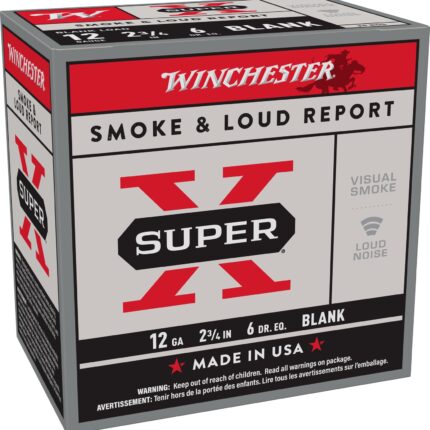 Winchester Ammo XBP12W Super X Blank 12Gauge 2.75" 25 Per Bx/10 Case