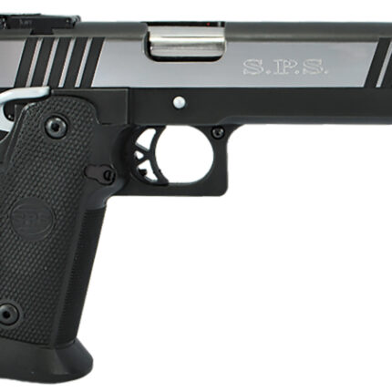 TriStar 85674 SPS Pantera 1911 9mm Luger 18+1 5" Stainless Steel Barrel, Black Chrome Serrated Steel Slide, Black Steel Frame w/Beavertail, Black Polymer Grip, Right Hand