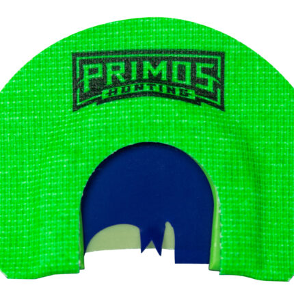 Primos PS1266 The Blair Diaphragm Call Turkey Hen Sounds Attracts Turkey Green Plastic