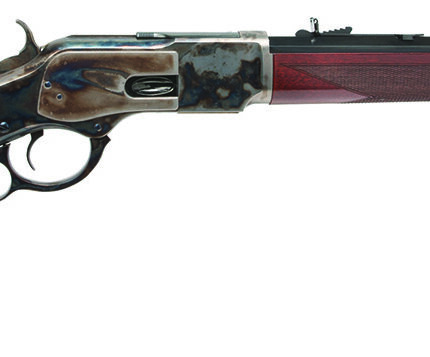 Cimarron CA206 1873 Short Deluxe Full Size 44 Special 10+1, 20" Blued Octagon Steel Barrel, Color Case Hardened Steel Receiver, Walnut Fixed Pistol Grip Stock, Right Hand