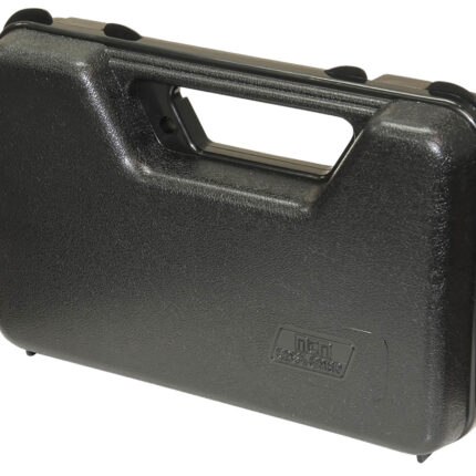 MTM Case-Gard 803R Single Handgun Case  made of Polypropylene w/ Black Finish Foam Padding Hinge & Latches 9" x 5.60" x 2" Interior Dimensions