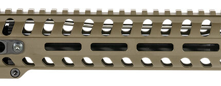 Patriot Ordnance Factory  Minuteman Complete Upper 5.56x45mm NATO 16.50" Black Nitride Barrel Aluminum Patriot Brown Receiver 14.50" M-LOK Handguard Lo Pro DI Gas Block (Mid Length)