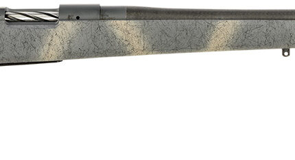 Bergara Rifles B14SM519CF B-14 Ridge Carbon Wilderness 6.5 PRC 2+1 24" Carbon Fiber Wrapped Barrel, Gray Cerakote Steel Receiver, SoftTouch Woodland Camo Fixed American Style Stock, Right Hand