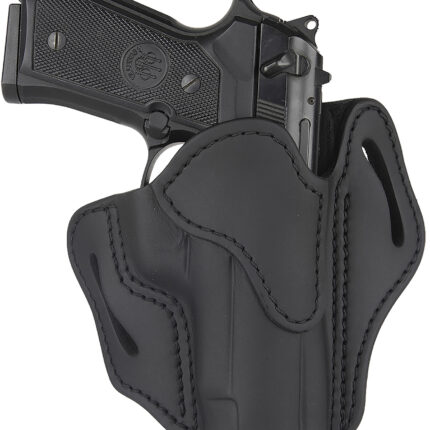 1791 Gunleather ORBH23SBLR BH2.3 Optic Ready OWB Size 2.3 Stealth Black Leather Belt Slide Compatible w/Glock 17/S&W M&P Shield Right Hand