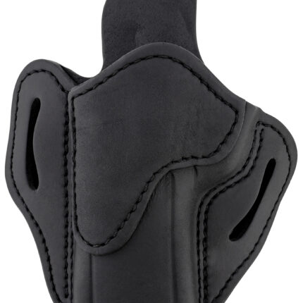 1791 Gunleather ORBH24SBLL BH2.4 Optic Ready OWB 2.4 Stealth Black Leather Belt Slide Fits Walther PPQ/Sig P320/Springfield XD-M Left Hand