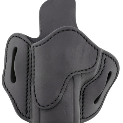 1791 Gunleather ORBH24SSBLL BH2.4S Optic Ready OWB Size 2.4S Stealth Black Leather Belt Slide Fits FN 509/HK VP9SK Left Hand