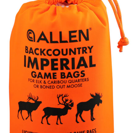 Allen 6590 BackCountry Imperial Elk Game Bag Set Orange Polyester 4 Bags