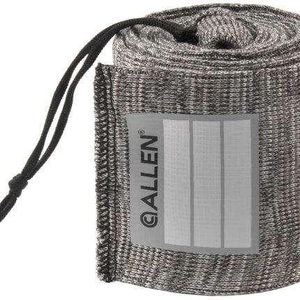 Allen 13167 Stretch Knit Gun Sock Gray Silicone-Treated Knit w/Custom ID Labeling Holds Rifles with Scope or Shotguns 52" L x 3.75" W Interior Dimensions